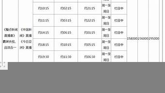 央視廣告投放收費標準（央視廣告投放收費標準表）