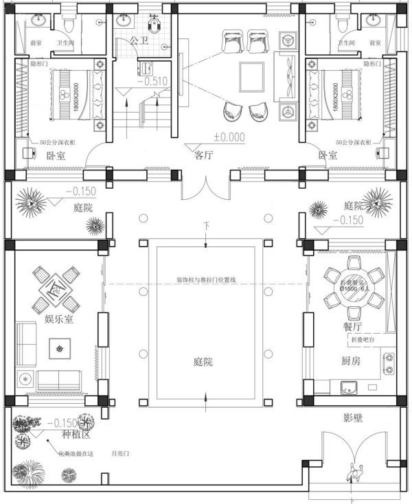 農(nóng)村自建別墅庭院設(shè)計圖（農(nóng)村自建別墅庭院設(shè)計圖片）