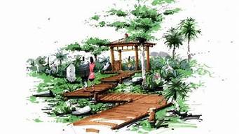 景觀節(jié)點效果圖手繪（景觀節(jié)點效果圖手繪線稿）