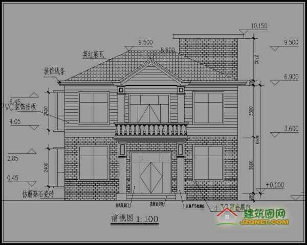 二層半新中式別墅外觀效果圖（二層半中式別墅外觀圖片大全集）