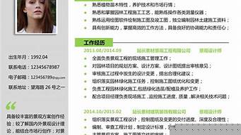 園林景觀設(shè)計(jì)師簡(jiǎn)歷（園林景觀設(shè)計(jì)師簡(jiǎn)歷模板）