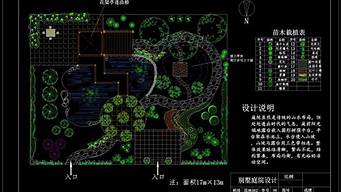 庭院景觀設(shè)計cad平面圖（庭院景觀設(shè)計cad平面圖）